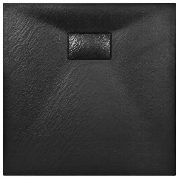 Duschkar SMC svart 90x90 cm
