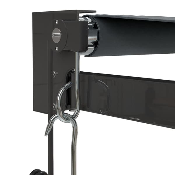 Automatisk infällbar markis antracit 5x3 m