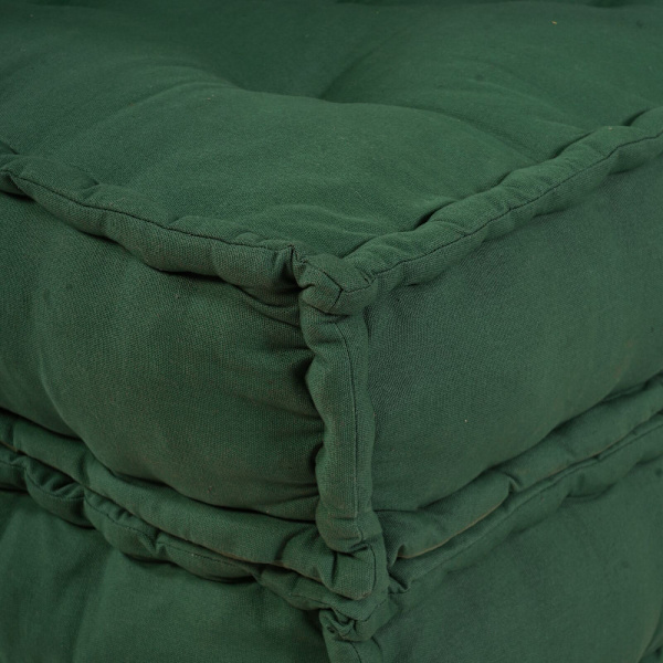 Modulsofa enhet 2 pcs Grön 140 x 70 x 56 cm Tyg
