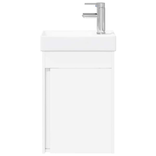 Badrumsspegel med kran Vit 40,5 x 22,5 x 62 cm