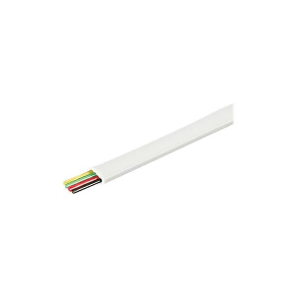 goobay telefonkabel i bulk - 100 m - vit