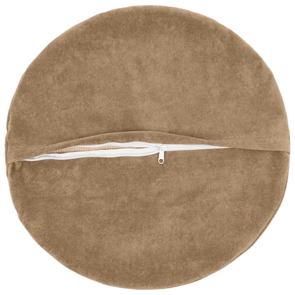 Kudde med kudde HEERLEN 6 st Taupe Mikrofiber Fleece