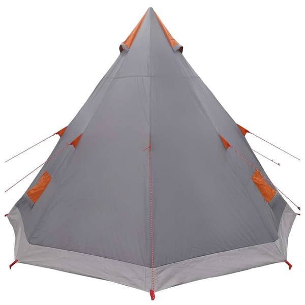 3 person Grå och orange 185T Polyester med PU-beläggning