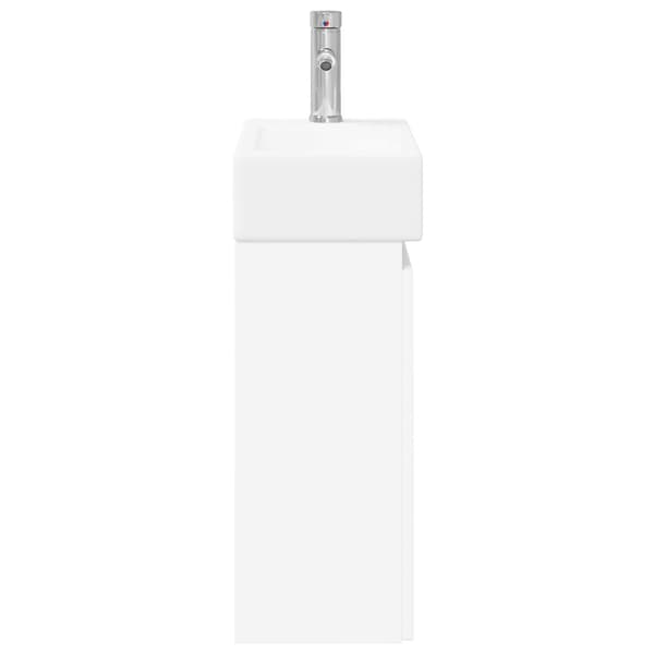 Badrumsspegel med kran Vit 45,5 x 22,5 x 84 cm
