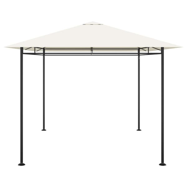 Paviljong 384x281x270 cm gräddvit 180 g/m²