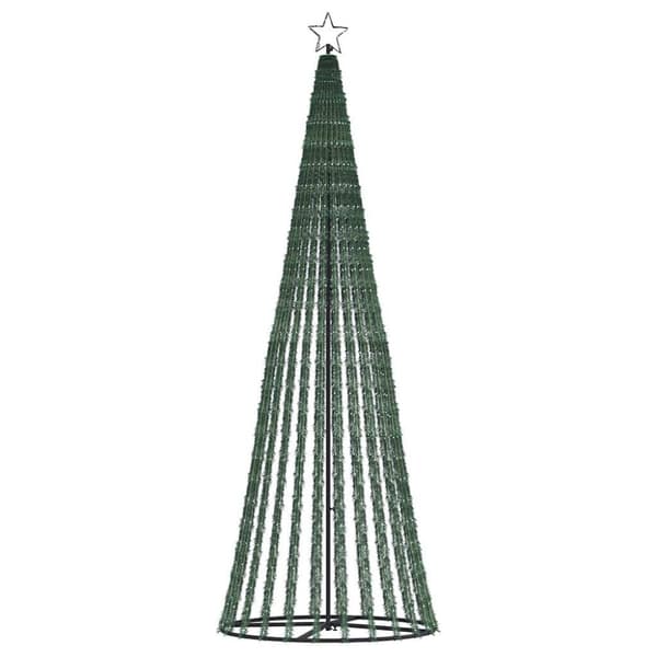LED julgran 1028 LEDs flerfärgad 403 cm