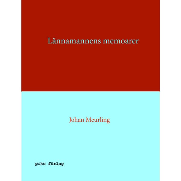 Lännamannens memoarer (inbunden)