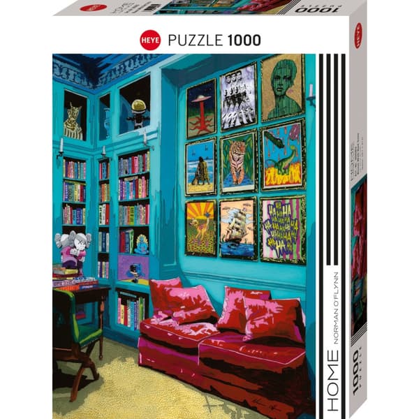 Room with Red Sofa, Pussel, 1000 bitar, Heye