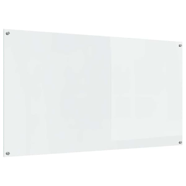 Köksskydd 2 pcs Transparent 110 x 60 cm härdat glas