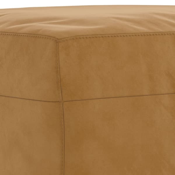 Bänk brun 100x35x41 cm sammet