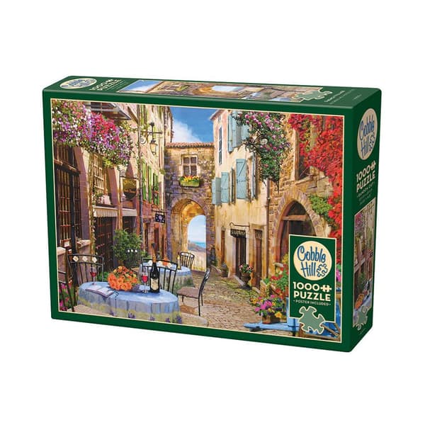 French Village, Pussel, 1000 bitar, Cobble Hill