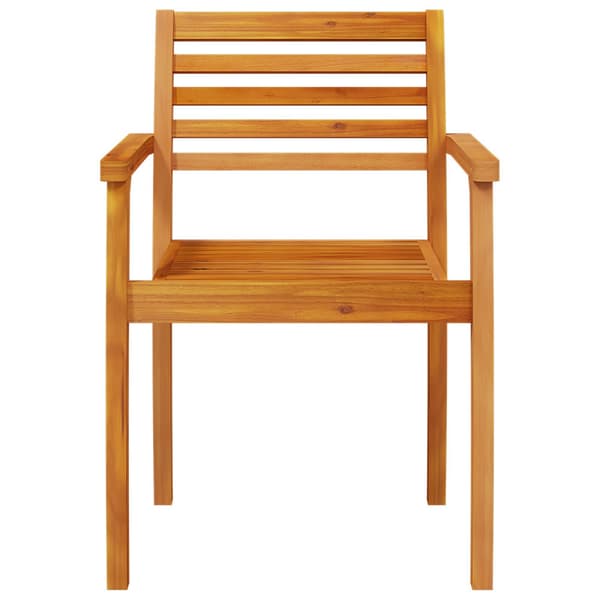 Trädgårdsmöbelset 9 pcs Brun Massivt Akaciaträ