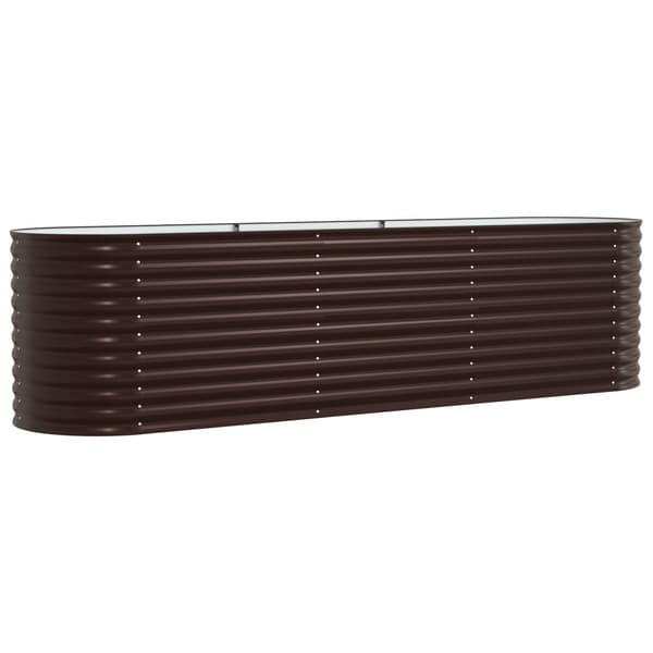 Höjd bädd Brun 320 x 80 x 81 cm Stål