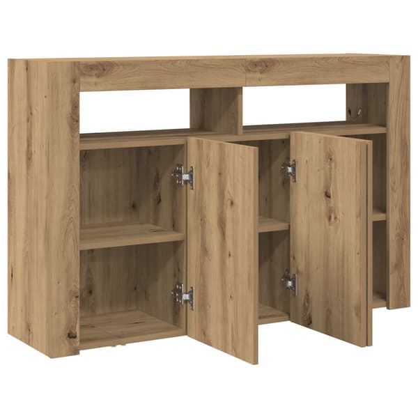 Sideboard Artisan Ek 116 x 30 x 75 cm Konstruerat trä
