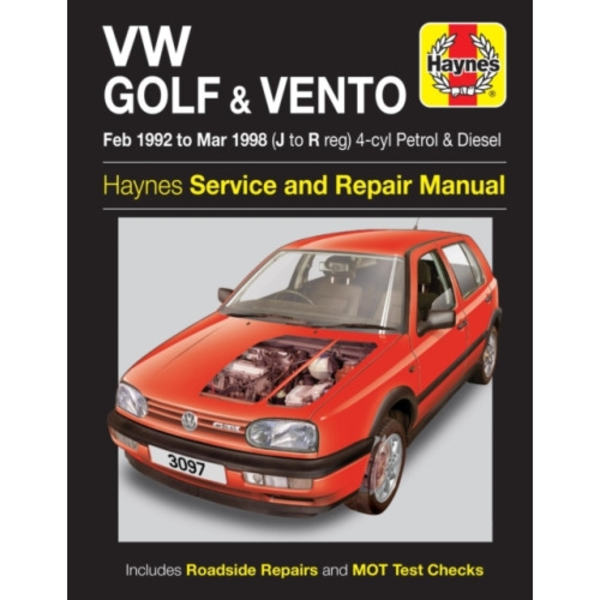 VW Golf & Vento Petrol & Diesel (Feb 92 - Mar 98) (häftad, eng)