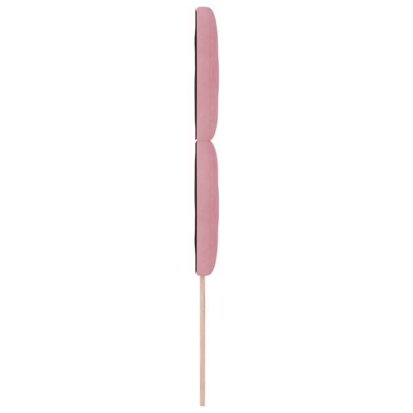 LED huvuddyna Rosa 90 cm Sammet