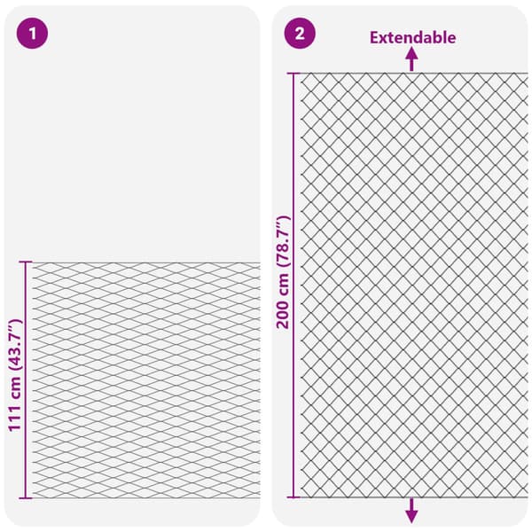 Kedjelänk Stängsel Grön 2 x 20 m Stål