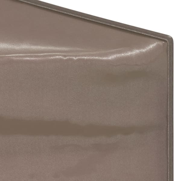 Hopfällbart partytält taupe 3x6 m