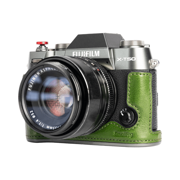 SmallRig 4711 Leather Half Case Kit for Fujifilm X-T50 Green