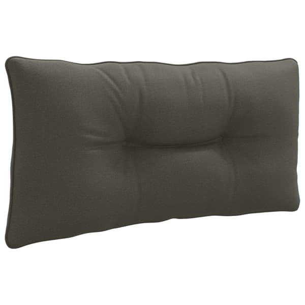 Ryggkudde PUTTEN 100% Polyester Antracit 80 x 40 x 10 cm