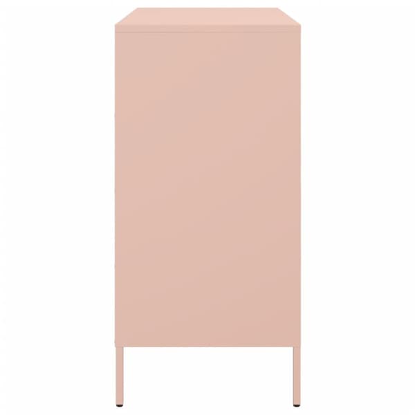 Skänk rosa 68x39x79 cm stål