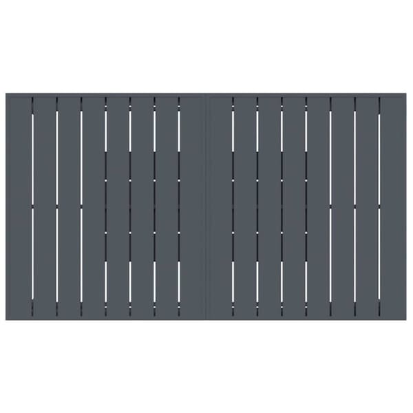 Trädgårdsmöbelset 7 pcs Antracit konstrotting