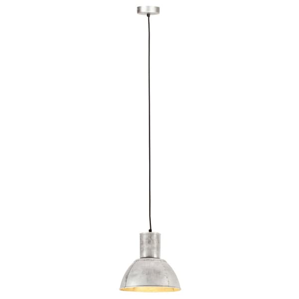 Hänglampa 25 W silver rund 28,5 cm E27