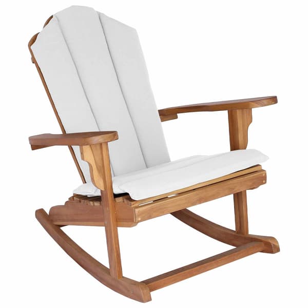 Trädgårds Adirondack Gungstol Naturlig 100% Polyester