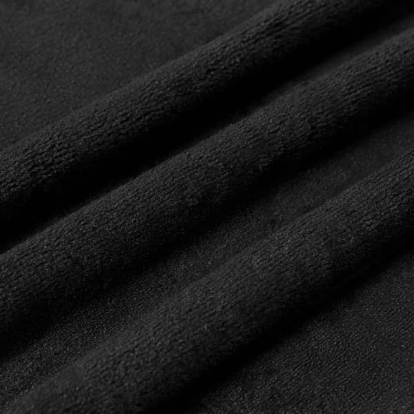 Filtar 6 pcs Svart 150 x 200 cm Fleece