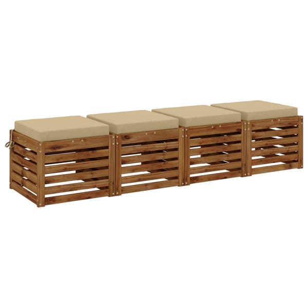 4-delade Sittdynor SOEST 4 st 100% Polyester Beige