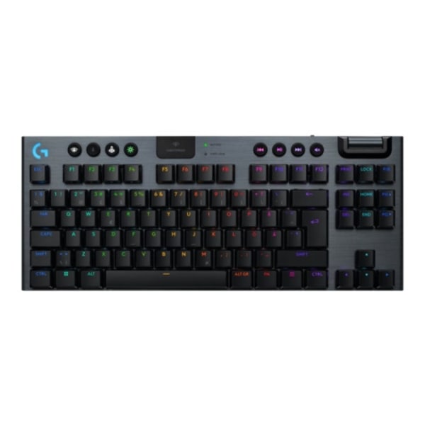 Logitech G G915 X - tangentbord - gaming, LIGHTSPEED TKL - svart Inmatningsenhet