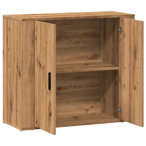 Skänk ek 80x33x70 cm konstruerat trä