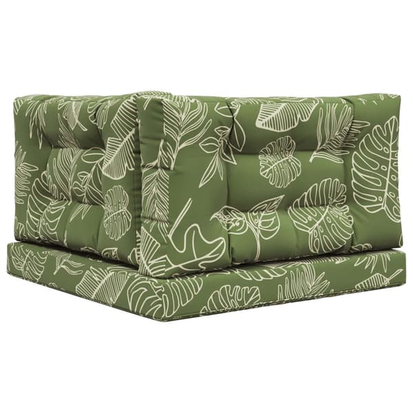 Utomhus Soffa Kudde 3 pcs Bladdesign Polyester