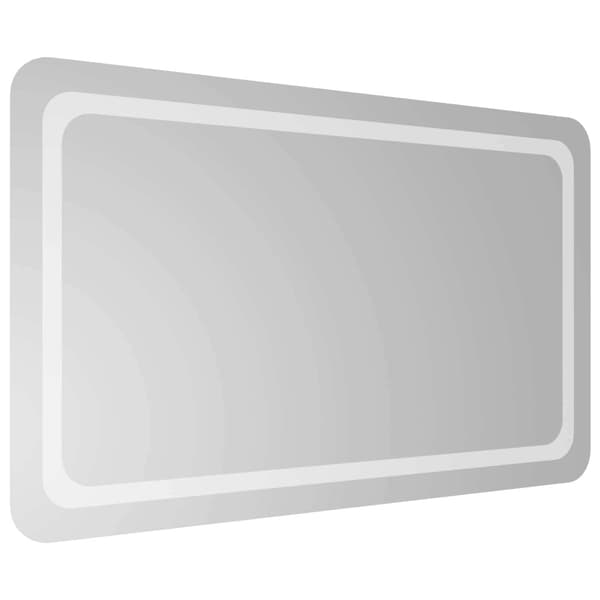 LED Badrumsspegel Transparent 100 x 60 cm härdat glas