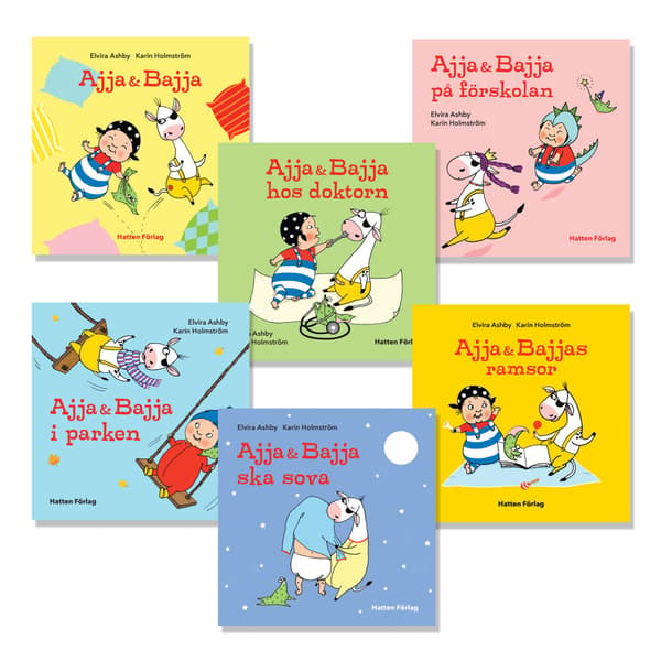Ajja & Bajja - Språkstimulerande bokpaket (bok, kartonnage)