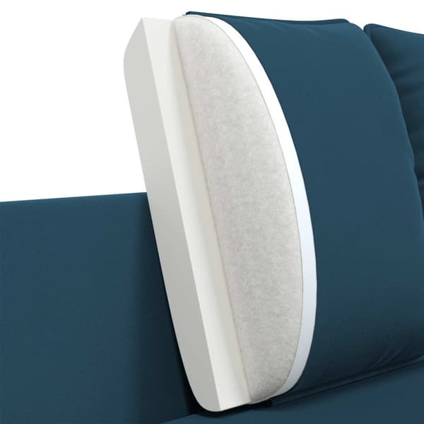 2-sits soffa 2-sits Blå 188 x 81 x 89 cm Sammet