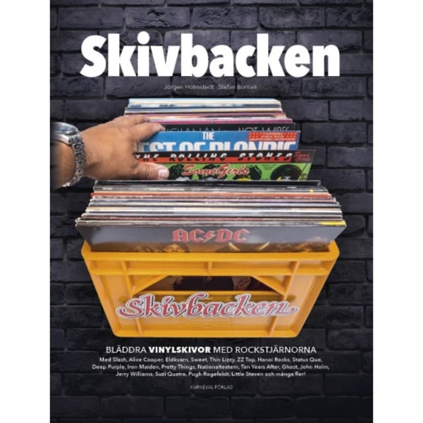 Skivbacken : bläddra vinylskivor med rockstjärnorna (inbunden)