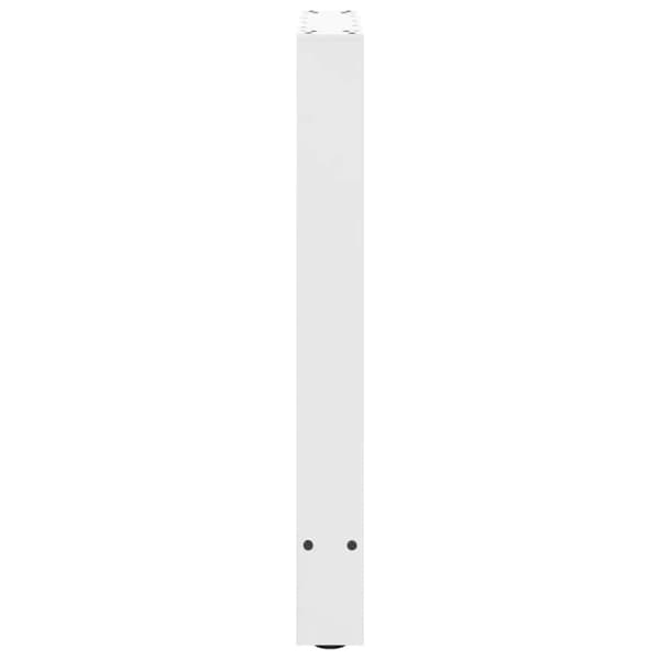 Matbordsben vita 2 st 60x(72-73) cm stål