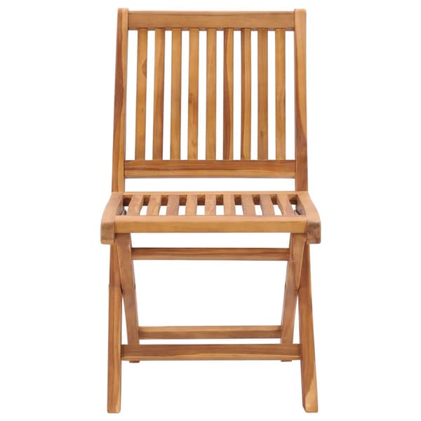 Hopfällbara trädgårdsstolar med dynor 6 st massiv teak