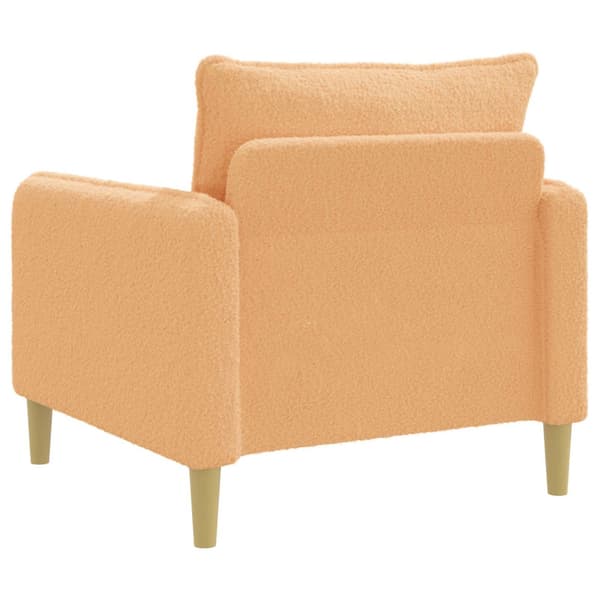 XL Fåtölj Beige Bouclé