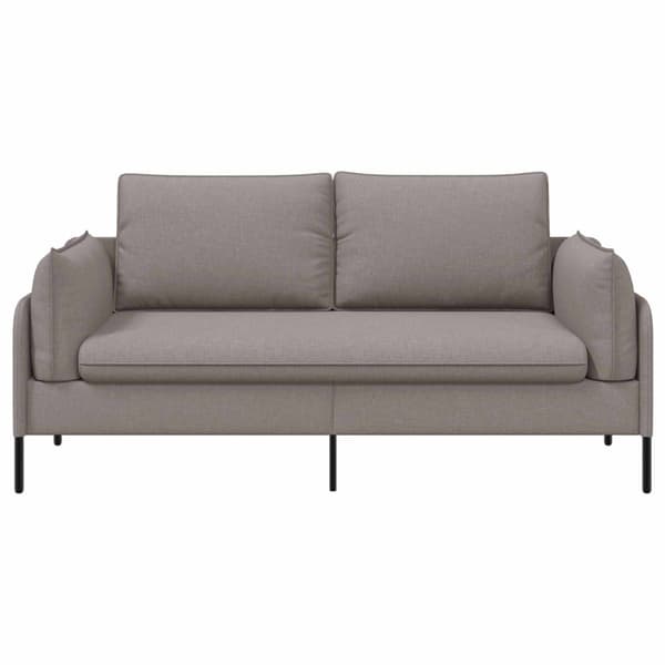 2-sits soffa Taupe 188 x 81 x 89 cm Tyg