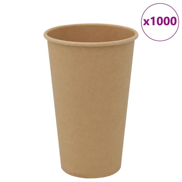 Kaffekoppar i papper 1000 st 16oz 400ml brun