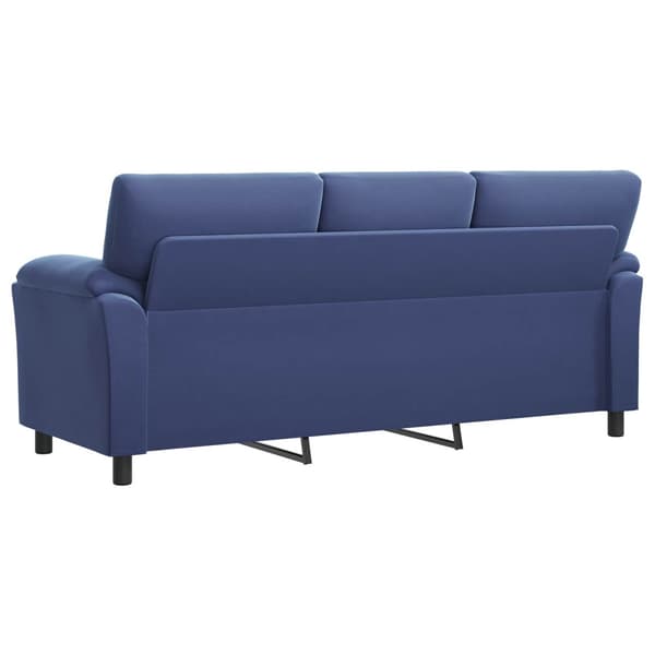 Soffa Polisblå 214 x 85 x 93 cm Sammet