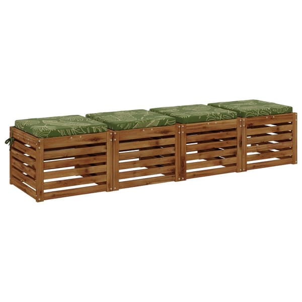4-delade Sittdynor SOEST 4 st 100% Polyester Bladdesign