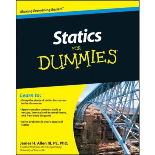 Statics For Dummies (häftad, eng)