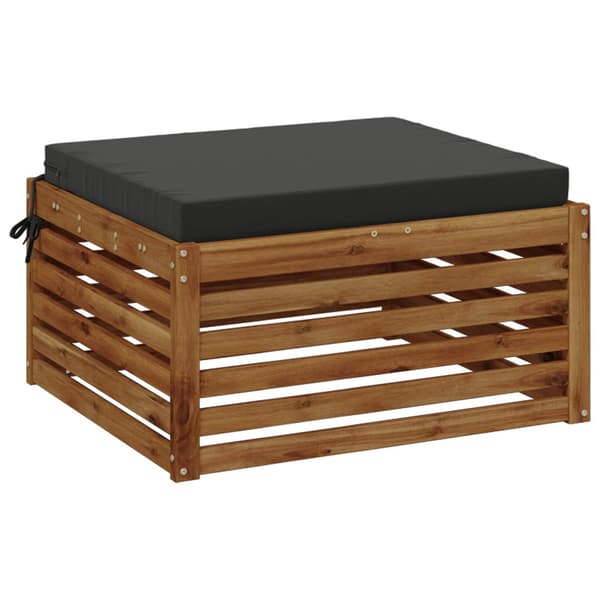 1-delad Sittdyna SOEST 100% Polyester Antracit 70 x 70 x 7 cm