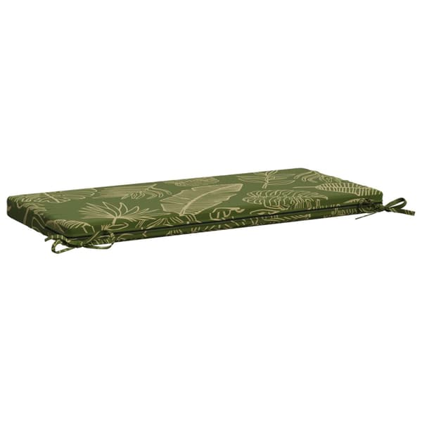 Bänk kudde SOEST 100% Polyester Bladdesign 60 x 40 x 5 cm