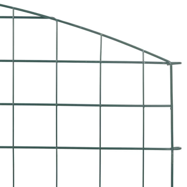 Dammskydd Set 5 pcs Grön 100 x 50 cm Stål