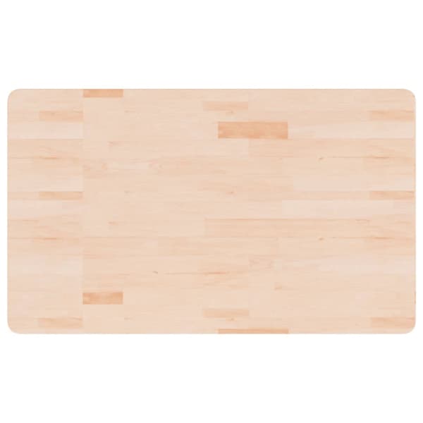 Arbetsbänk 100x60x(71,5-98) cm massiv ek rektangulär