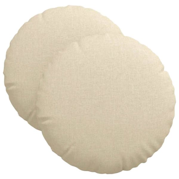 Sittkuddar 2 pcs Kräm Ø40 x 13 cm tyg